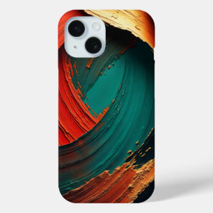 Coque Case-Mate iPhone Abstrait peint à l'huile épaisse impasto
