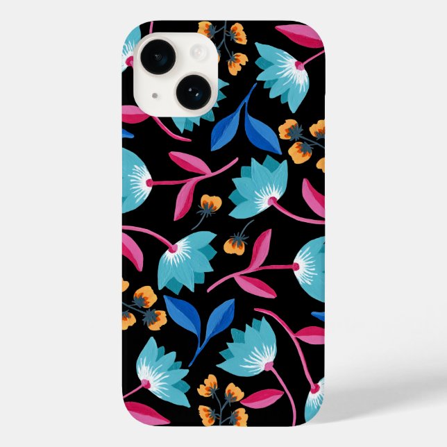 Coques Case-Mate iPhone Abstrait peint brillant (Verso)