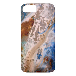 Coque Case-Mate iPhone Abstrait plage de sable motif motif en mousse d'ea