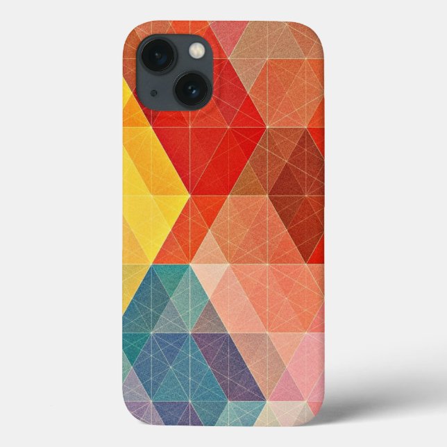 Coques Case-Mate iPhone Abstrait polygone (Verso)