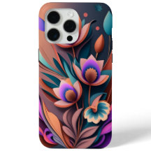 Abstrait Purpul moderne Khaki Gris Fleur fractale