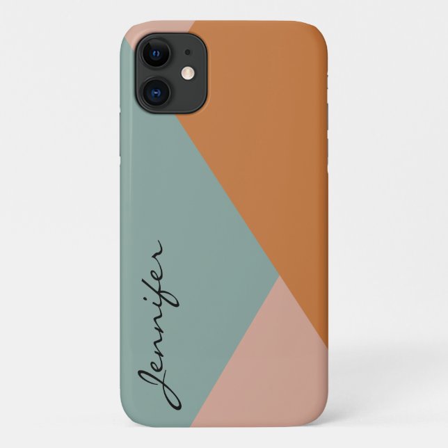 Coques Case-Mate iPhone Abstrait Rétro Moderne (Dos)