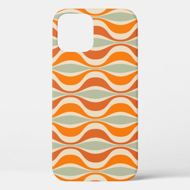 Coques Case-Mate iPhone Abstrait rétro : Style sans couture les années 50- (Verso)