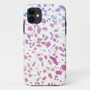 Case-Mate iPhone Case Abstrait Terrazzo Mosaic rose et Motif bleu