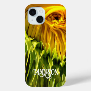 Coque Case-Mate iPhone Abstrait tournesol rétro funky, géométrie effrayée