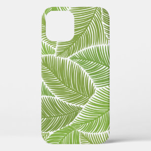 Case-Mate iPhone Case Abstrait vert fleuri, arrière - plan sans soudure.