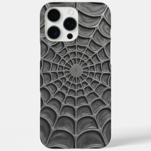 Coque iPhone 16 Pro Max Abstrait Web de spirale radiante