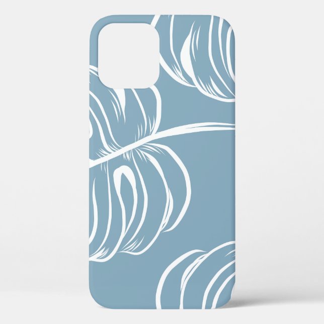 Coques Case-Mate iPhone Abstraite Feuille Tropicale : Verdure transparente (Verso)