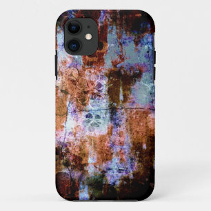 Coque Case-Mate Pour iPhone Abstraite texture grunge florale art coloré