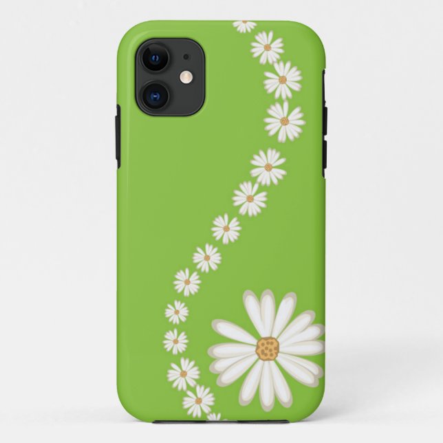 Coques Case-Mate iPhone Abstraites baies blanches sur l'iPhone vert 5 Coqu (Dos)
