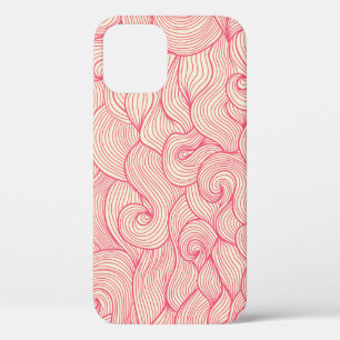 Case-Mate iPhone Case Abstraits coups ondulés, motif vintage.