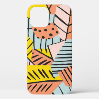Case-Mate iPhone Case Abstraits feuilles colorés, motif de la nature.