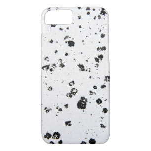 Coque Case-Mate iPhone abstraits flecks noirs sur blanc