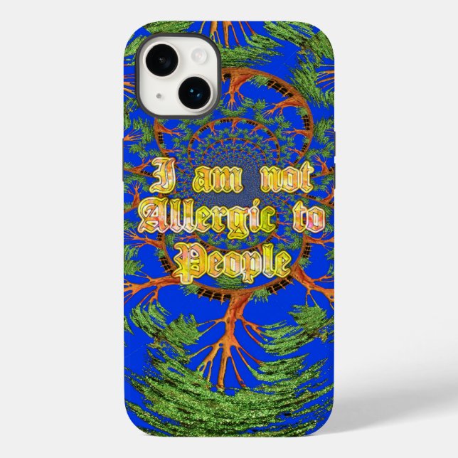 Coques Case-Mate iPhone Acacia Alchemy : Je ne suis pas allergique à l'art (Verso)