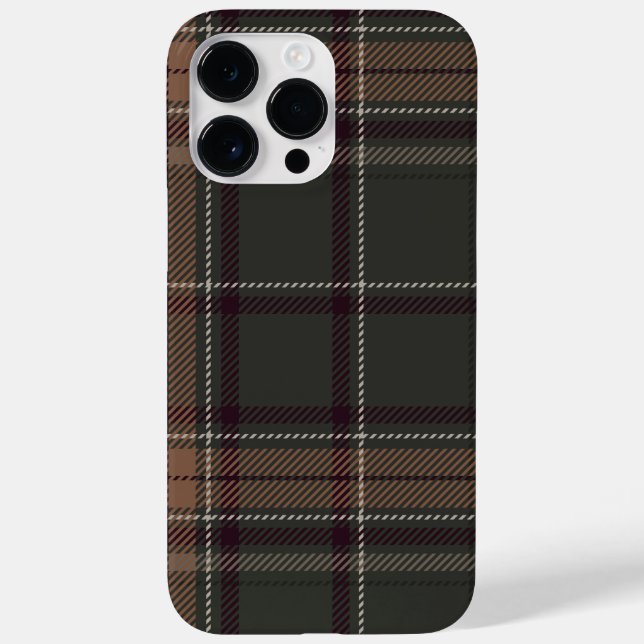 Coques Case-Mate iPhone Academia Green Plaid (Verso)