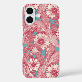 Coque Pour iPhone 16 acanthus viva magenta