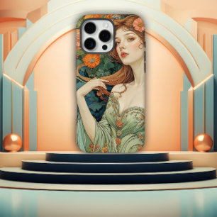 Coque iPhone 16 Pro Max Accessoire iPhone Art Nouveau de luxe
