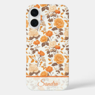 Coque Pour iPhone 16 Accessoires Classiques pour Femmes Nom de Rose