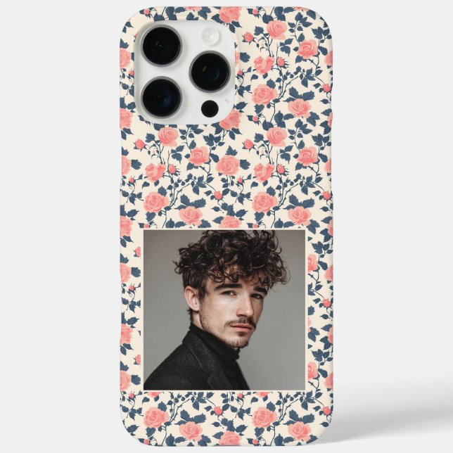 Coques Case-Mate iPhone Accessoires élégants pour femmes Rose Floral Perso (Verso)