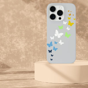 Coque iPhone 16 Pro Ace Agender Pride Butterfly Trail
