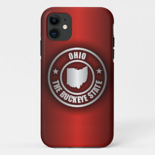 Coques Pour iPhone Acier de l'Ohio (rouge)