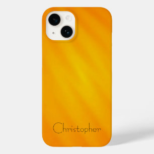 Coque Case-Mate iPhone Acier inoxydable en titane orange Imprimer 15
