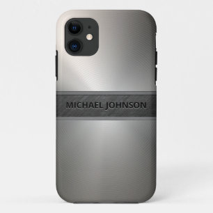 Case-Mate iPhone Case Acier inoxydable métal moderne