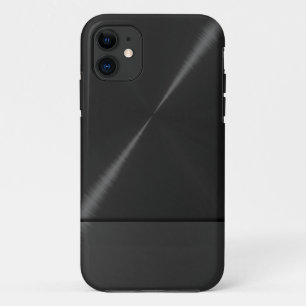 Coque Case-Mate Pour iPhone Acier inoxydable noir métallique
