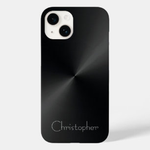 Coque Case-Mate iPhone Acier inoxydable noir platine