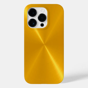 Coque Case-Mate iPhone Acier métallique inoxydable brillant or