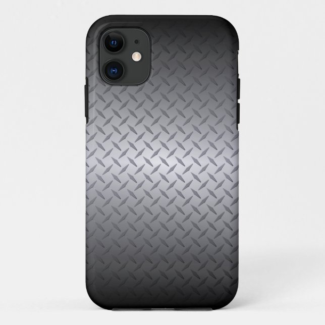Coques Case-Mate iPhone Acier noir à brillant Fond Arrière - plan (Dos)