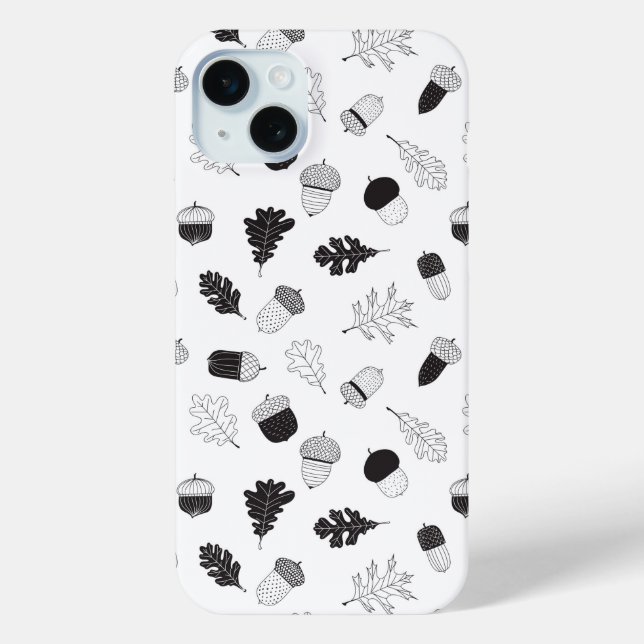 Coques Case-Mate iPhone Acorns et feuille (Verso)