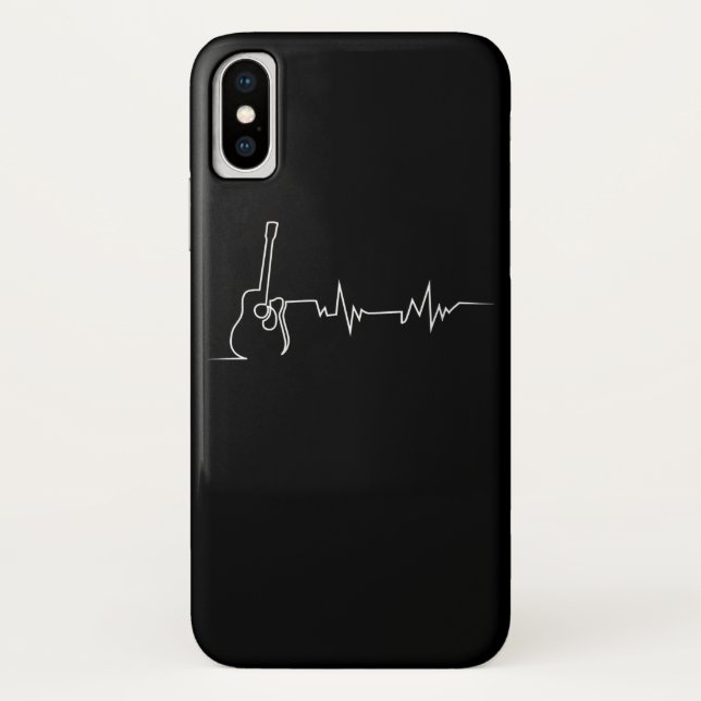 Coques Case-Mate iPhone Acoustic Guitar Heartbeat (Dos)
