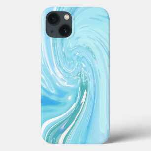 Case-Mate iPhone Case Acrylique Abstraite tropicale pour eau bleue