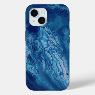Coque Case-Mate iPhone Acrylique rose Bleu Pourrissant L'Art Liquide Abst