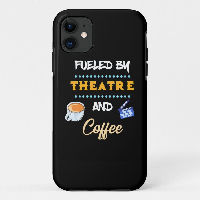 Coques Case-Mate iPhone Acteur Alimenté Par Café De Théâtre (Dos)