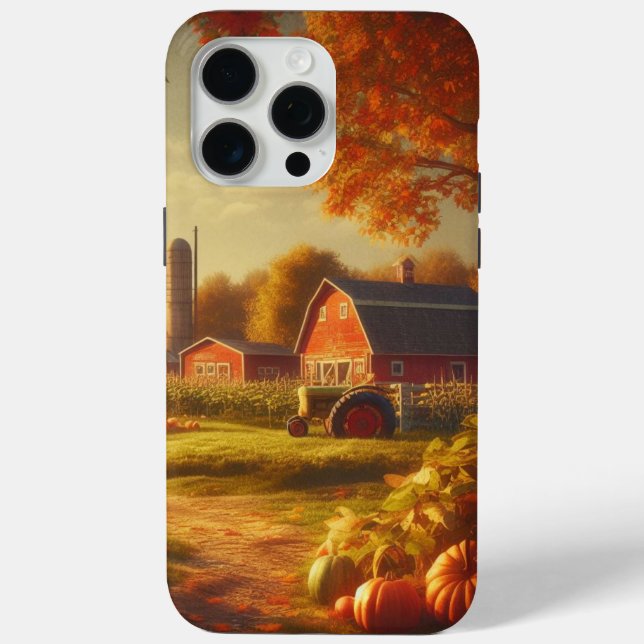 Coques Case-Mate iPhone Action de grâce/Automne à la ferme (Verso)