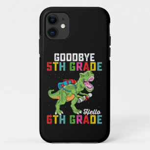 Case-Mate iPhone Case Adieu 5e année Bonjour 6e année T Rex Dinosaur
