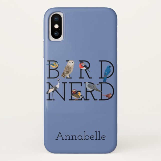 Coques Case-Mate iPhone Adjudication Nerd d'oiseaux Cinq personnalisables (Dos)