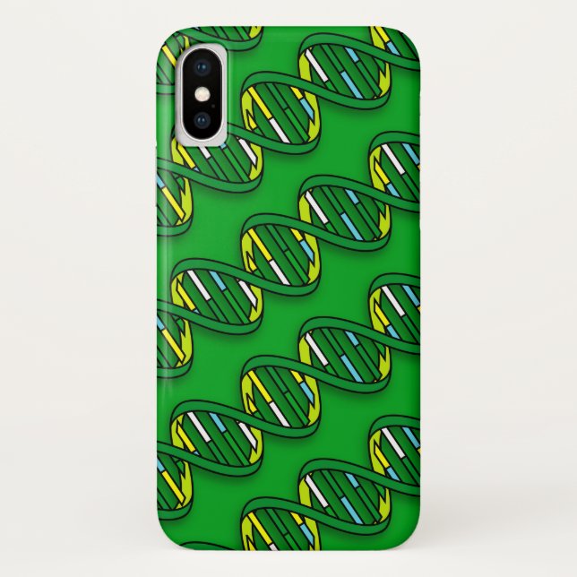Coques Case-Mate iPhone ADN vert (Dos)