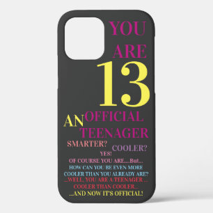 Case-Mate iPhone Case Adolescent officiel 13e anniversaire fille