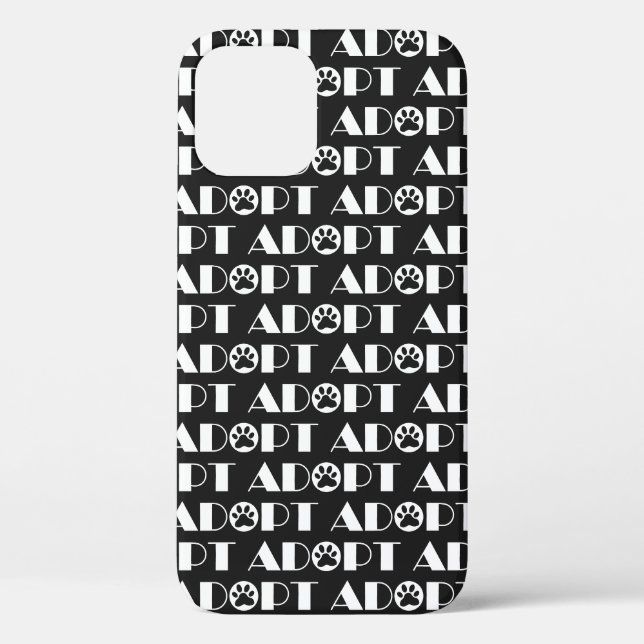 Coques Case-Mate iPhone Adopter chien à patte (Verso)