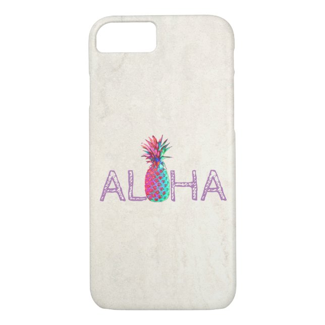 Coques Case-Mate iPhone Adorable Aloha Hawaiian Pineappy (Dos)