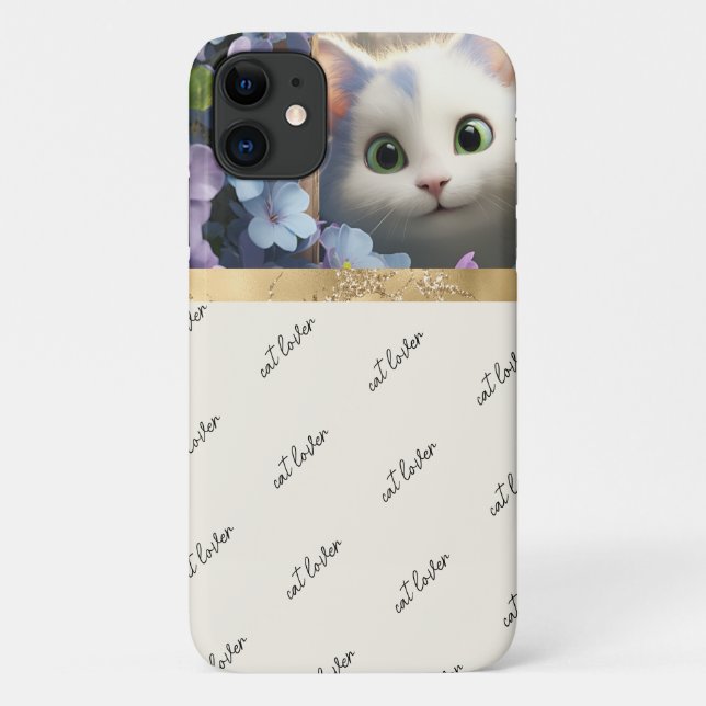 Coques Case-Mate iPhone Adorable Amoureux des chats (Dos)