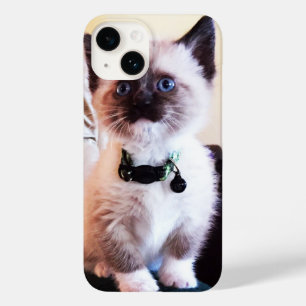 Coque Case-Mate iPhone Adorable bleu teint Masqué Kitten photo