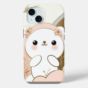 Coque Case-Mate iPhone Adorable Bunny Blossom Téléphone boîtier/iPhone 15