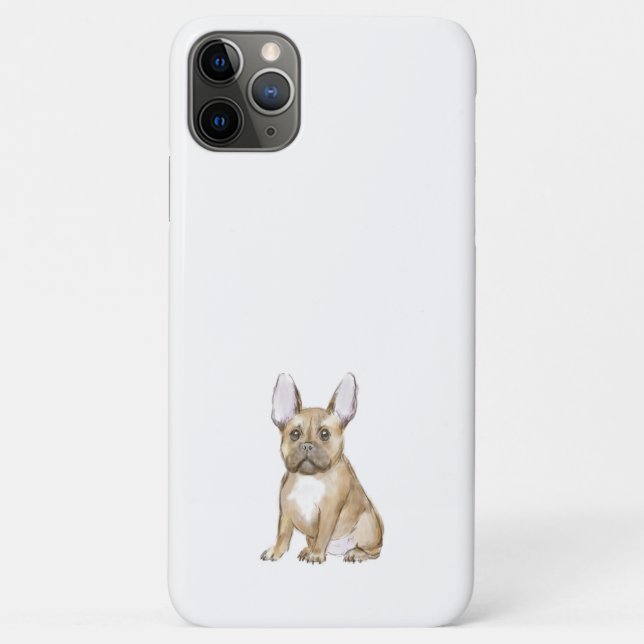 Coques Case-Mate iPhone Adorable chiot français bulldog (Dos)