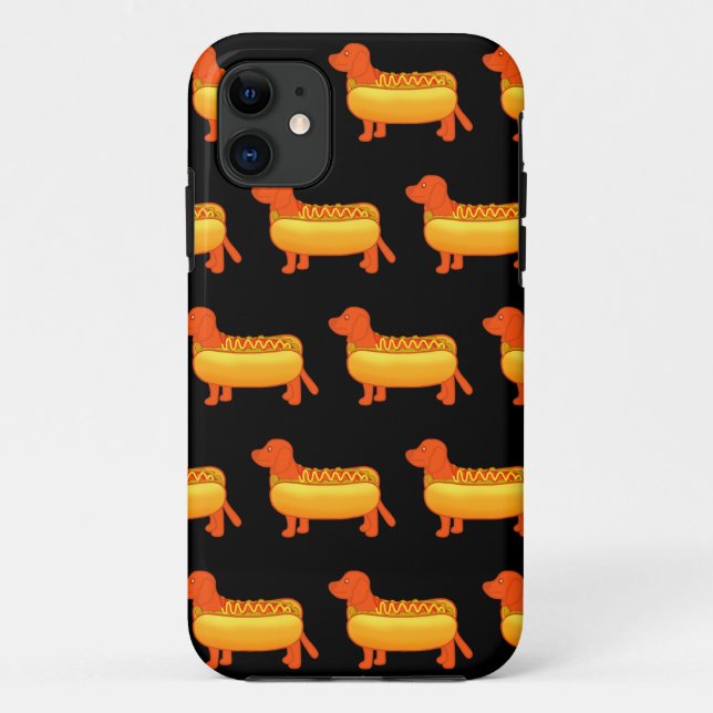 Coques Case-Mate iPhone Adorable Dachshund Hot Dog (Dos)