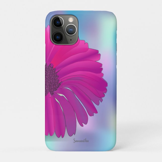 Coques Case-Mate iPhone Adorable Daisy Élégante, Fleur Holographique (Dos)