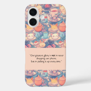 Coque Pour iPhone 16 Adorable Doodle Art Peint